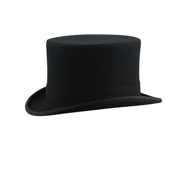Høj Hat af uldfilt fra Christy's & Co Ltd