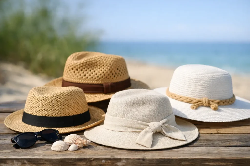 Review af sommerhat materialer