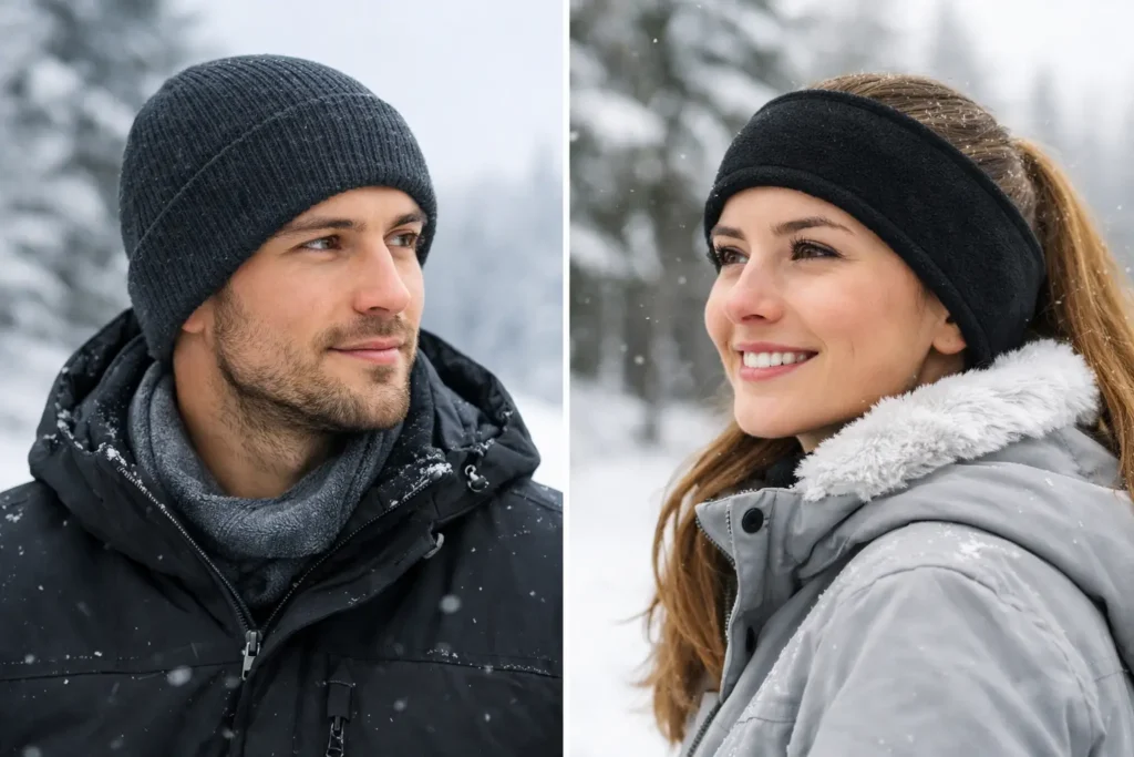 Beanie eller pandebånd vinter - hvad passer bedst?