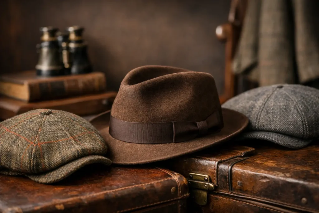 Klassiske hatte med heritage stil