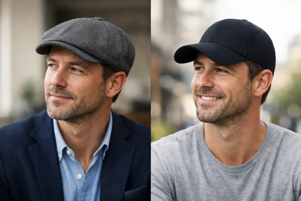 Sixpence eller baseball cap - hvad klæder dig?