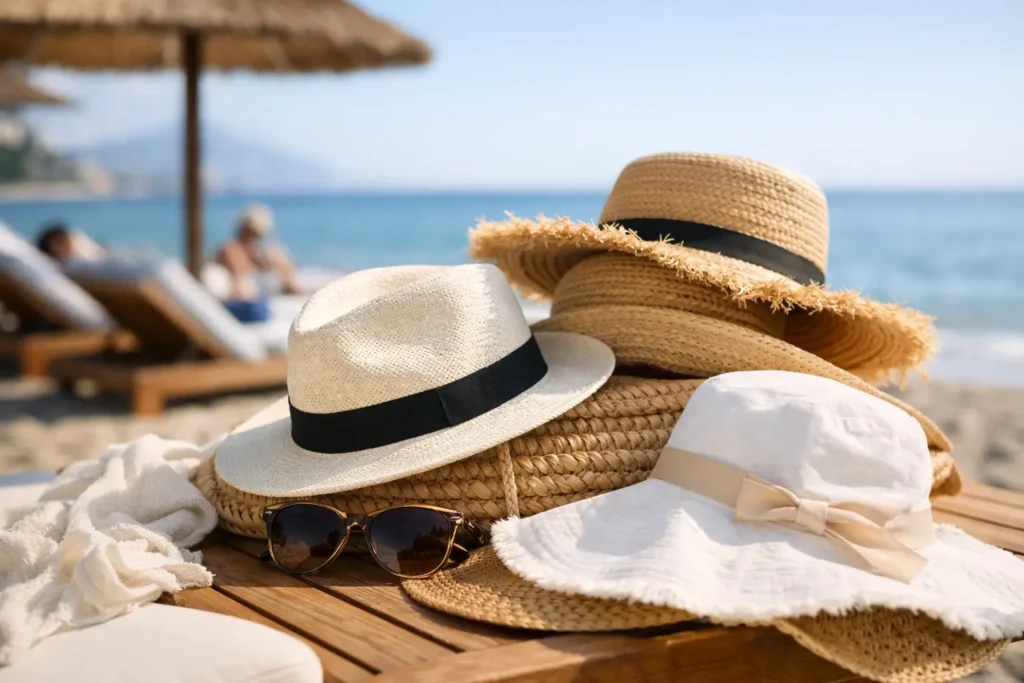 Summer hats til stil, skygge og varme dage