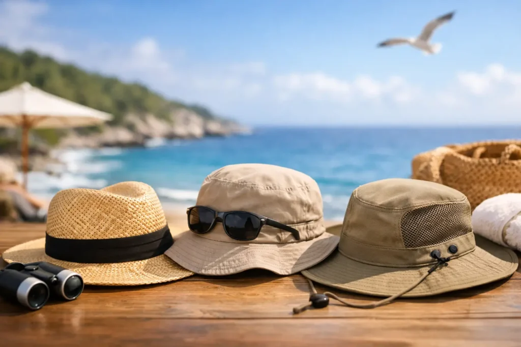 Bedste rejsevenlige hatte til ferien i sol og vind