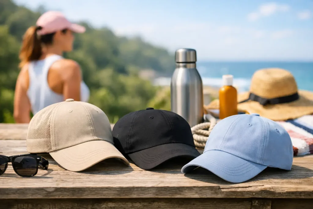 Summer caps til solrige dage og aktiv hverdag