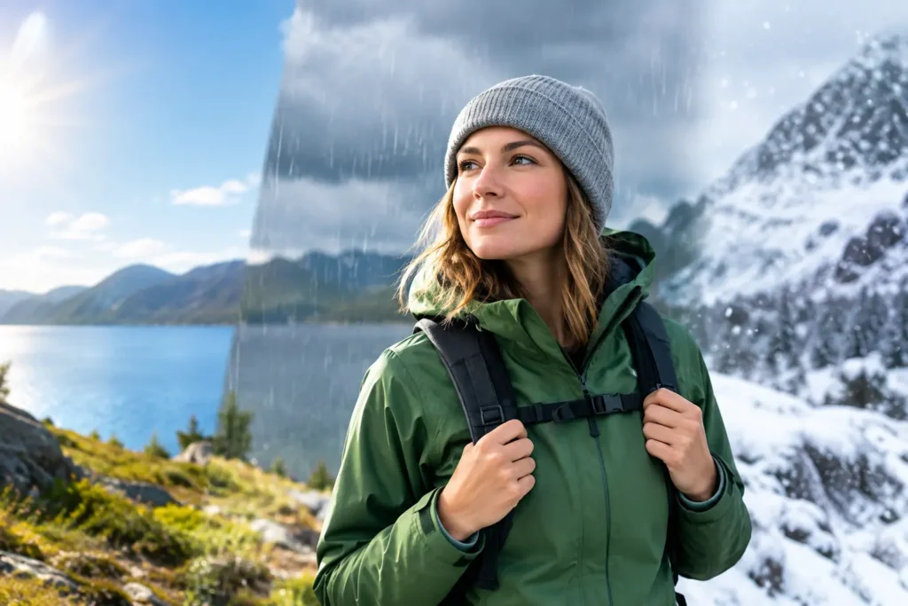 Outdoorhue i praksis for skiftende vejr