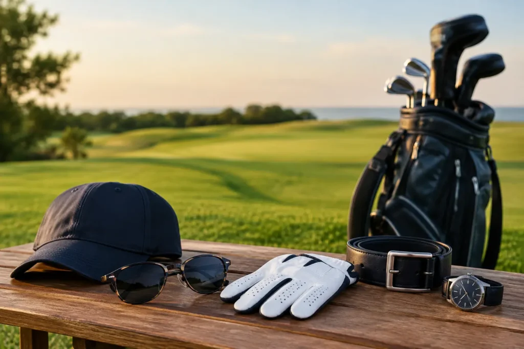 Bedste herreaccessories til golf på banen